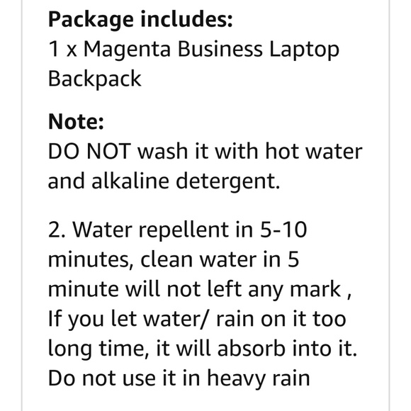 Kopack magenta backpack - Picture 6 of 8